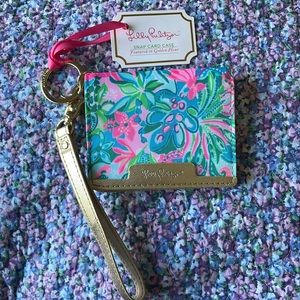 NWT Lilly Pulitzer Snap Card Case